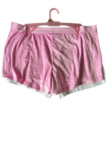 JUICY COUTURE MULTICOLOR  VELOUR RHINSTONES LOGO~JC1751~SLEEP SHORTS ALL SIZES