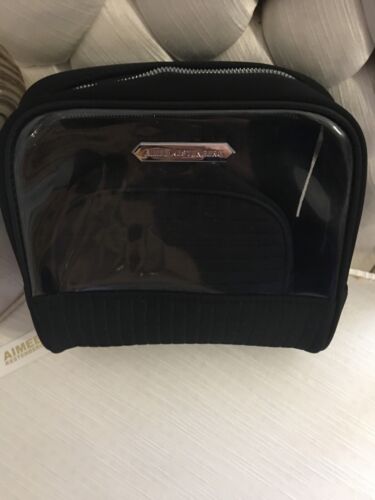 Aimee Kestenberg LANA  3-Piece Set  BLACK Woven Cosmetic Bag Retail $30 NEW