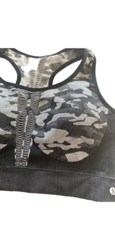 LAYER 8 MAX. SUPPORT SIZE 1X SPORT BRA  CAMOUFLAGE GRAY/CHARCOAL/BLACK LWB0103X