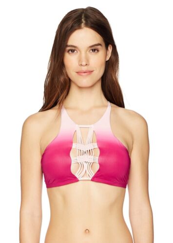 Dolce Vita Women's Swimsuit Set (2 pieces) with Macrame - Rose Ombré Size Medium