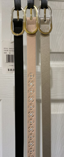 Steve Madden Belt 3 For 1 Skinny Woman's "Three For The Price Of One"