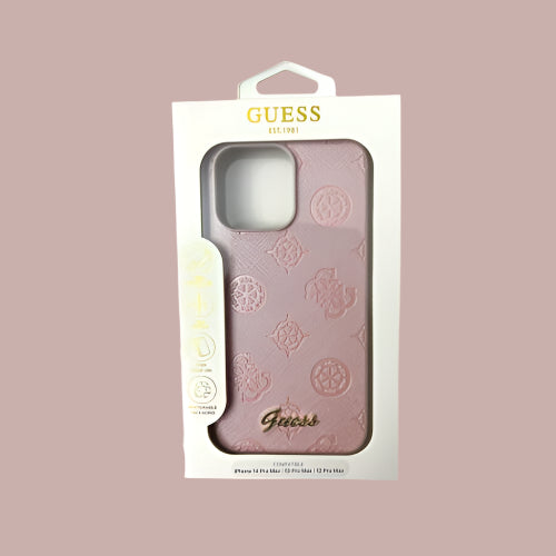 GUESS iPhone 14 ProMax| 13 ProMax|12 ProMax iPhone Case Saffiano~Slim Profile