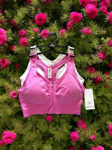 90 Degree By Reflex High Performance~Full Support Sport  Bra Set-Two L~MSRP$58