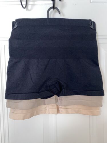 Skinnygirl Shaping Seamless Slip Shorts - Size Large, 3 Pair (Style SG7063) New
