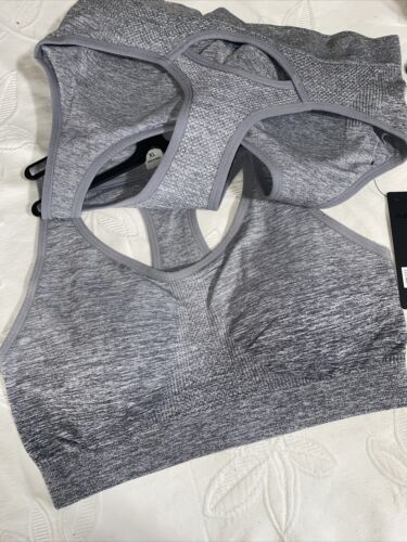 90 Degree By Reflex High Performance Full Support Sport  Bra Set-Two MED.MSRP$58