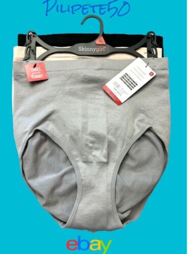 Skinnygirl Shaping Seamless Briefs Multicolor~Size LARGE 3 pair SG7629 GREAT FIT