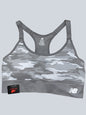 New Balance Medium Impact Sports Bra Style Gray Camouflage Size L NEW