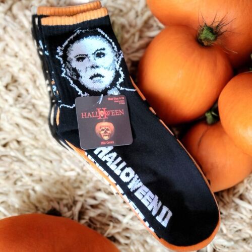 Halloween ll There is No Place to Hide Men's 3 Pairs Crew Socks Size 4-10