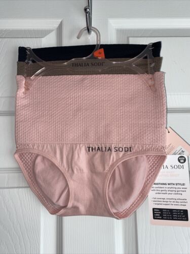 Thalia Sodi High Waist Shaping Briefs~Seamless~Full Coverage~3 Pair~SMALL❤