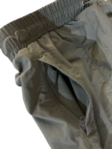 Wilo The Label Women's Parachute Joggers Pants in Sage Size S~100% Nylon~COMFY!