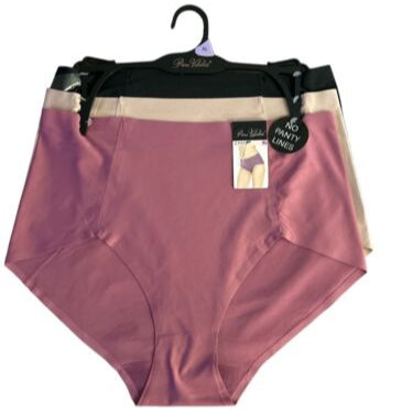 PRIMA VALENTINA 3 Pack PANTIES BRIEFS HI-CUT~77309~MULTICOLOR~SEAMLESS MF~