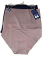 NAUTICA INTIMATES NT7239 2PKD MF SEAMLESS SHAPING BRIEF PANTIES GREAT FIT! ~Sz. L