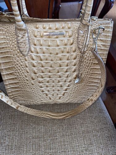 BRAHMIN Caroline Shortbread Melbourne Shoulder Bag Genuine Leather UNIQUE !!!￼