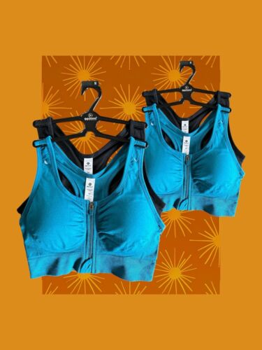 90 Degree By Reflex-Full Support Sport Bra~Multicolor -2 Pack-Regular-ALL SIZES!