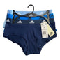 Adidas Women's 3-PK Cotton Boyshort Underwear  4A1H32 (Size S) NWT MSRP $36