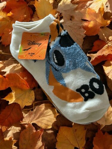 New Disney’s STITCH Halloween Ladies 5 Pair No Show Socks Size 4-10 NWT~BOOO!!!