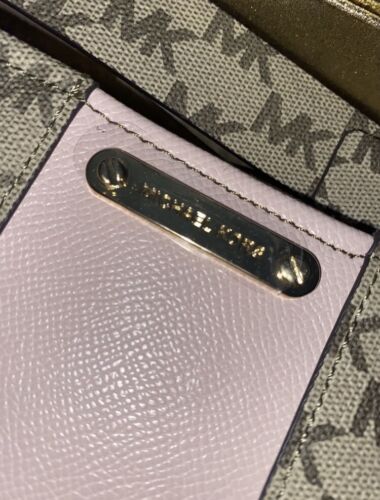 Michael Kors Women’s Belt  Fanny Pack MK Signature Logo PINK/BROWN/BEIGE - L/X
