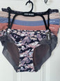 Steve Madden ~ 5-Pair Women's Bikini Underwear Cotton & Nylon Blend ~LARGE~CUTE!