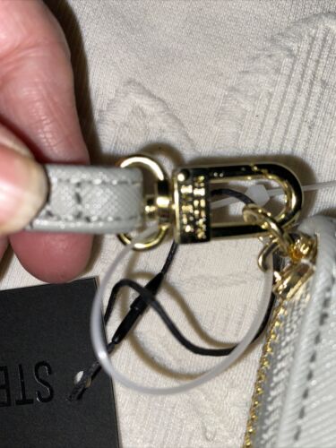 STEVE MADDEN WALLET WRISTLET MOSS/GRAY BZIPPY