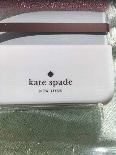 Kate Spade Phone Case For iPhone 8,7,6s,6  Rose Gold Glitter Blush/Gold