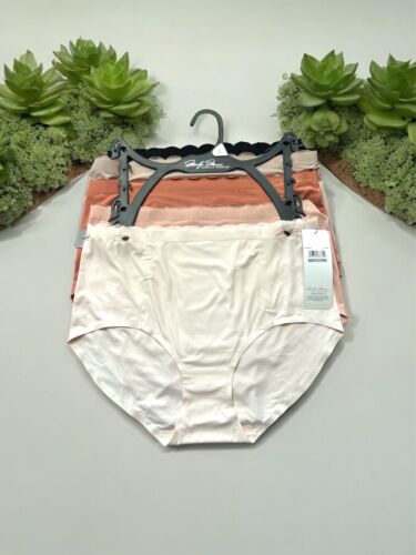Marilyn Monroe 5pc MM3731- No Show Mid-Rise Panties~L~Multicolor $48-PERFECT