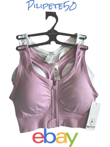 90 Degree By Reflex High Performance~Full Support Sport  Bra Set-Two S~MSRP$58