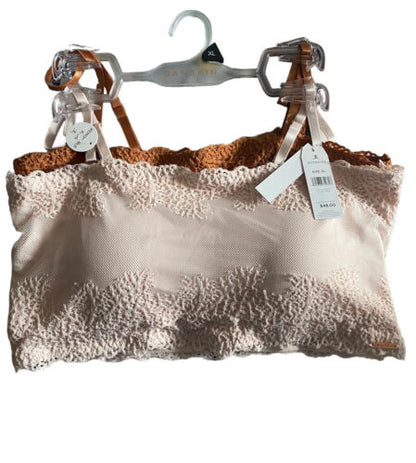 Danskin Intimates~All day Comfort 2 Lace Bras~Removable Pads~Size  XL~FEMININE!