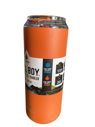 MANNA 18 oz TALL BOY TRAVELER INSULATED STAINLESS STEEL TUMBLER NEW AUTHENTIC
