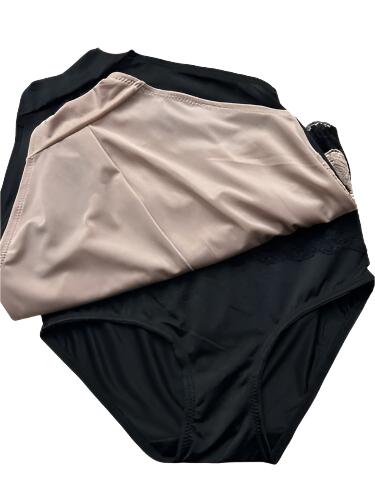 Marilyn Monroe 3pc Lace Shaping Briefs - Double Layer Tummy Panel