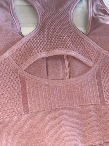 NEW BALANCE Medium Impact Sports Bra Style  111155 Dark Oxide FRONT ZIP XL~CUTE!