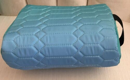 AIMEE KESTENBERG LARGE ISABELA BLUE OMBRE DIAMOND QUILTED T00145 COSMETIC BAG