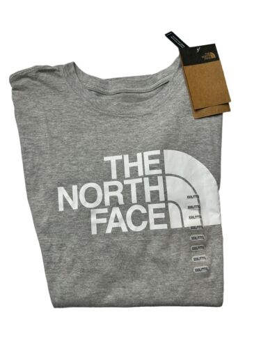THE NORTH FACE Women's Short Sleeve Half Dome T-Shirt ~ Light Gray~Sz. 3X~ NEW