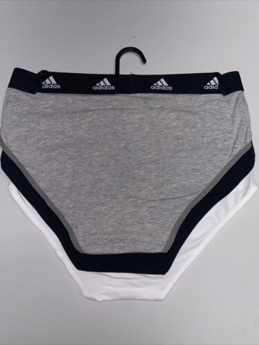 Adidas Women's 3-PK Cotton Hipster Underwear 4A1H34 (Size M) NWT MSRP $36