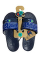 Champion Men's Super Slide Varsity Duo Sporty Slide Sandals Navy Size 8~ COMFORT