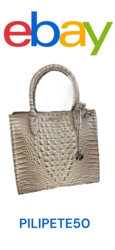 BRAHMIN Caroline Shortbread Melbourne Shoulder Bag Genuine Leather UNIQUE !!!￼