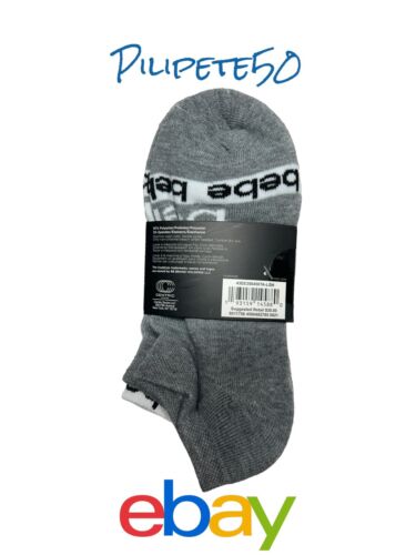 Bebe Logo Sport Socks Logo Patterns Multicolor Size 4 -10~8 Pair in each Pack-