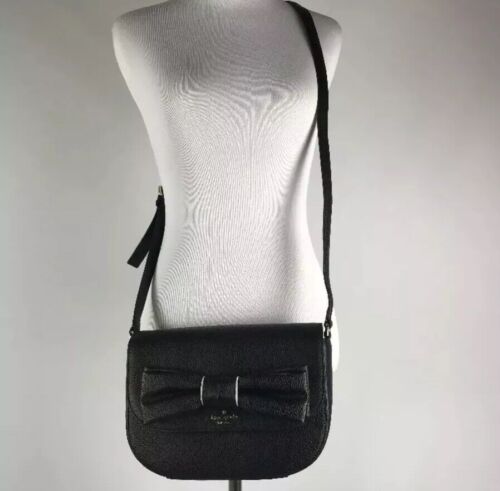 Kate Spade Rosewood Place Adelaide Crossbody Black Ribbon