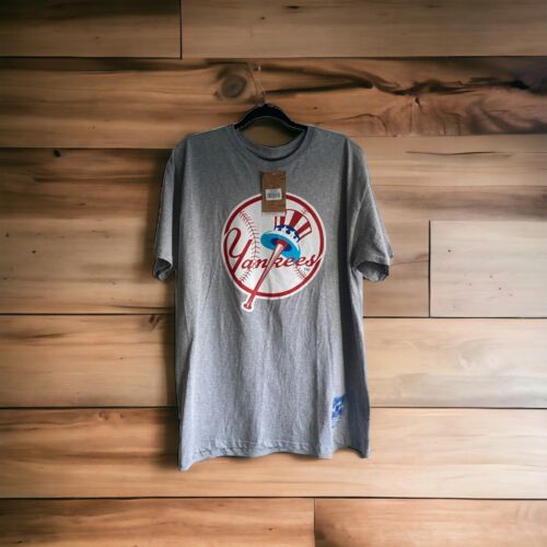New York Yankees Mitchell & Ness Cooperstown Collection T-Shirt L Gray NWT