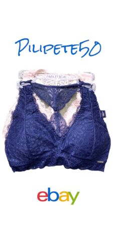 NÁUTICA 2PACK INTIMATES LACE COMFORT BRAS SIZE MEDIUM RETAIL $48 BEAUTIFUL NEW