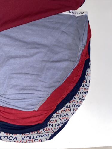 NAUTICA 5 Pack BRIEFS PLUS SIZES~COTTON~MULTICOLOR~  NT3459~ALL SIZES~GREAT FIT!