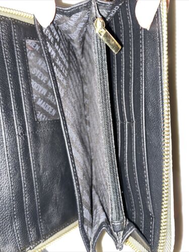 STEVE MADDEN WALLET WRISTLET SAGE STAMPED LOGO SM Zip Around STYLE!!!!