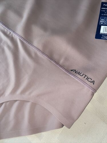 NAUTICA INTIMATES NT7239 2PKD MF SEAMLESS SHAPING BRIEF PANTIES GREAT FIT! ~Sz. L