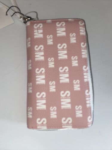 STEVE MADDEN WALLET WRISTLET ORANGE BLUSH TWO TONE