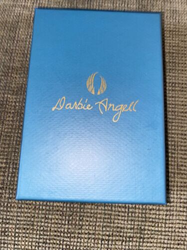 DARBIE ANGELL Rectangular￼ Hoops -Mother Of Pearl Fashion Designer NIB ~ UNIQUE