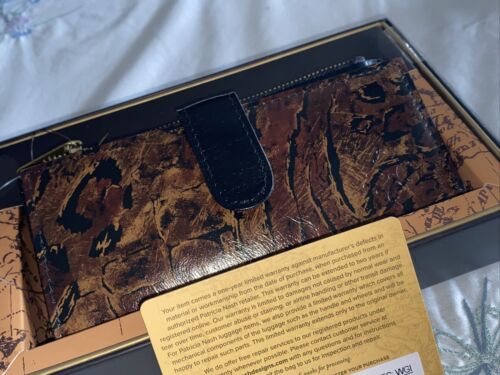 Patricia Nash ANIMAL PRINT Style P874612 Nazari Leather Wallet - Beautiful!! NEW
