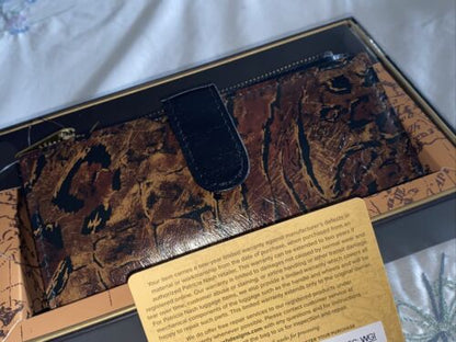 Patricia Nash ANIMAL PRINT Style P874612 Nazari Leather Wallet - Beautiful!! NEW