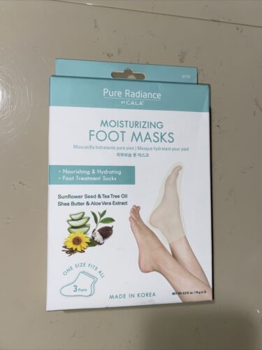 CALA Sea Salt Moisturizing Foot Masks, 3 count , Hydrating, Nourishing AMAZING