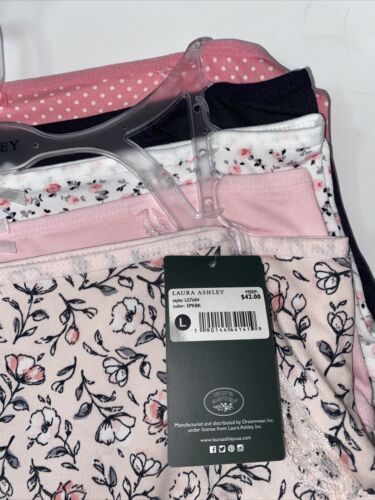 LAURA ASHLEY~5 Pack FIT PANTIES~MULTICOLOR~STYLE # LS7684~ALL SIZES~GREAT FIT!