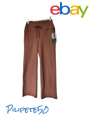 Avalanche Women Flared Leggings 4 Way Stretch Style CA740~Terracotta LARGE NWT