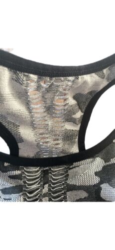 LAYER 8 MAX. SUPPORT SIZE 1X SPORT BRA  CAMOUFLAGE GRAY/CHARCOAL/BLACK LWB0103X